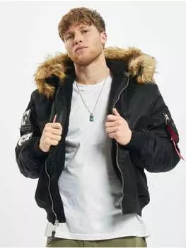 Переходная куртка Alpha Industries, черный