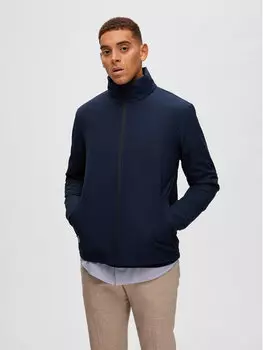 Переходная куртка атланта удобного кроя Selected Homme, синий