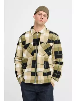 Переходная куртка BLEND Hemdjacke BHShirt Fleece 20718195, оливковый