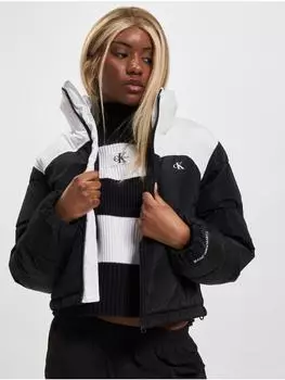 Переходная куртка Calvin Klein, цвет black/bright white