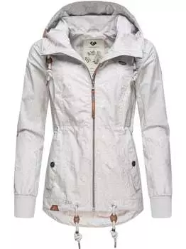 Переходная куртка данка листья Ragwear, серый