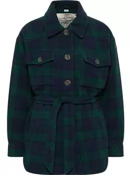 Переходная куртка DreiMaster, цвет kariert dunkelmarine grn