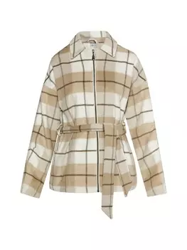 Переходная куртка DreiMaster, цвет karo beige wollweiss