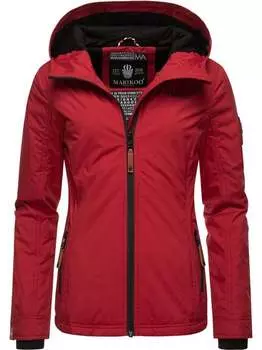Переходная куртка ежевика Marikoo, красный