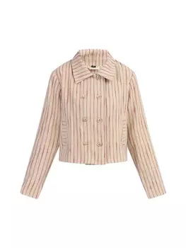 Переходная куртка faina, цвет pink wollweisser streifen