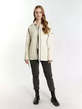 Переходная куртка из смесовой шерсти. Dreimaster, экрю