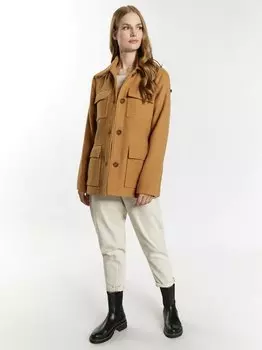 Переходная куртка из смесовой шерсти. Dreimaster, коричневый