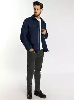 Переходная куртка из смесовой шерсти. Dreimaster, синий