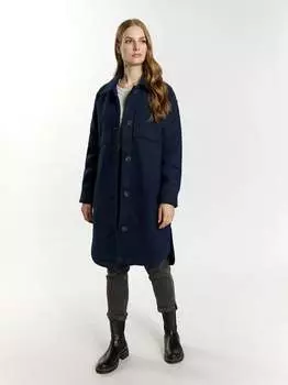 Переходная куртка из смесовой шерсти. Dreimaster, синий