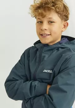 Переходная куртка JJERUSH BLOCKING NOOS JNR Jack & Jones, темно-зеленый