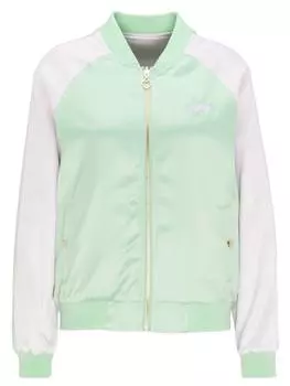 Переходная куртка myMo, цвет neo mint colorblock