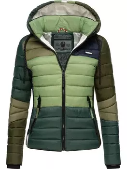 Переходная куртка Navahoo, цвет multicolour green forest