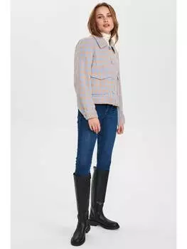 Переходная куртка NMPH, цвет hellblau/camel