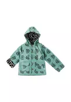 Переходная куртка органическая коллекция Turtledove London, бирюзовый