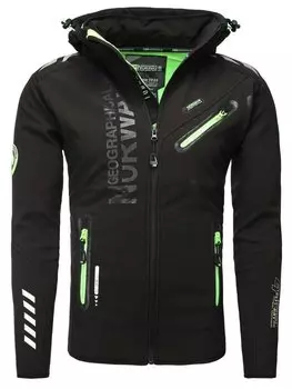 Переходная куртка повседневного кроя Geographical Norway, черный