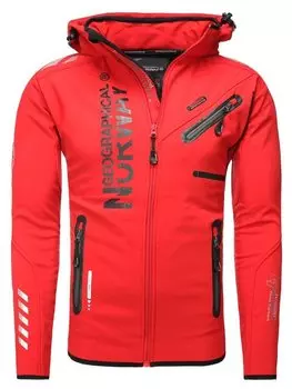 Переходная куртка повседневного кроя Geographical Norway, красный