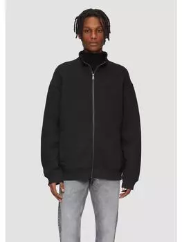 Переходная куртка QS Sweatshirt Jacke langarm, черный