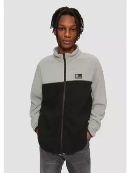 Переходная куртка QS Sweatshirt Jacke langarm, серый