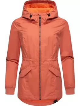 Переходная куртка ragwear, цвет brick red