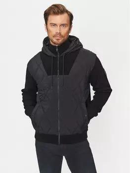 Переходная куртка regular fit Boss, черный