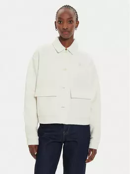 Переходная куртка regular fit Calvin Klein, экрю