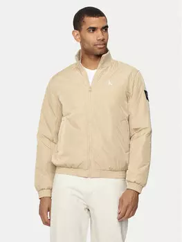 Переходная куртка regular fit Calvin Klein, бежевый