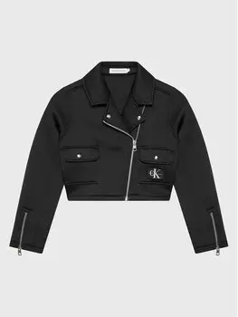 Переходная куртка regular fit Calvin Klein, черный