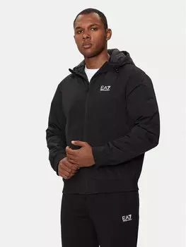Переходная куртка regular fit Ea7 Emporio Armani, черный
