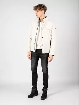 Переходная куртка regular fit Geox, экрю