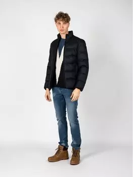Переходная куртка regular fit Geox, черный