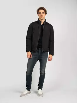 Переходная куртка regular fit Geox, черный