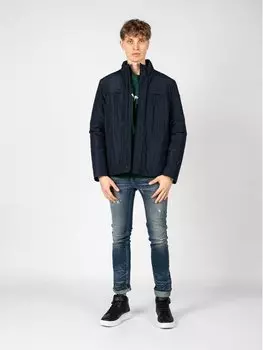 Переходная куртка regular fit Geox, синий