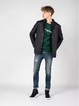 Переходная куртка regular fit Geox, синий