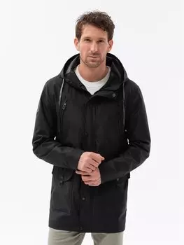 Переходная куртка regular fit Ombre, черный