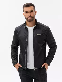 Переходная куртка regular fit Ombre, черный