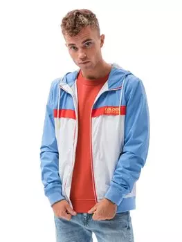 Переходная куртка regular fit Ombre, синий