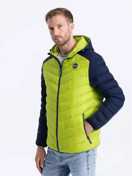 Переходная куртка regular fit Ombre, зеленый