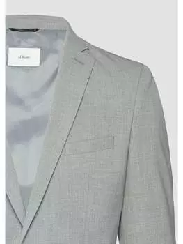 Переходная куртка s.Oliver BLACK LABEL Indoor-Jacke langarm, серый