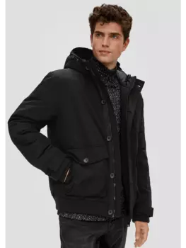 Переходная куртка s.Oliver, черный