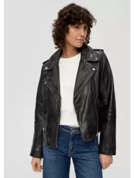 Переходная куртка s.Oliver, черный