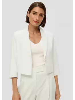 Переходная куртка s.Oliver, кремовый