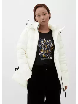 Переходная куртка s.Oliver, кремовый