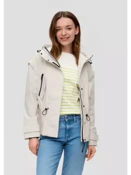 Переходная куртка s.Oliver, кремовый