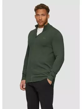 Переходная куртка s.Oliver Strickjacke langarm, оливковый
