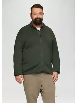 Переходная куртка s.Oliver Strickjacke langarm, оливковый