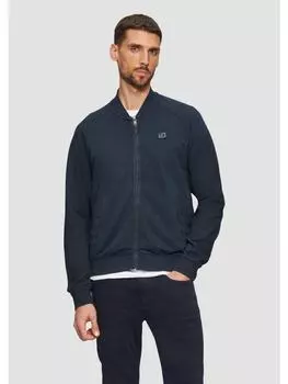 Переходная куртка s.Oliver Sweatshirt Jacke langarm, синий