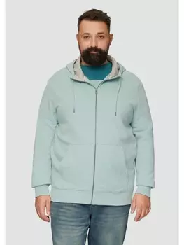 Переходная куртка s.Oliver Sweatshirt Jacke langarm, зеленый