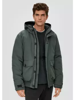Переходная куртка s.Oliver, зеленый