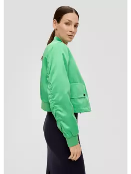 Переходная куртка s.Oliver, зеленый