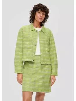 Переходная куртка s.Oliver, зеленый